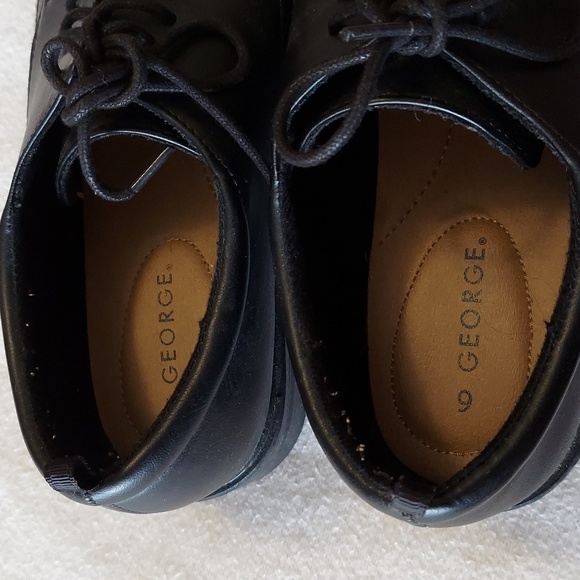Black George shoes size 6 - Picture 3 of 7